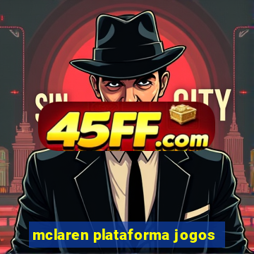 mclaren plataforma jogos
